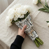 Congrats Grad tassel Photo Collage Class of 2026 Geschenkpapier