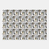 Congrats Grad tassel Photo Collage Class of 2026 Geschenkpapier Set (Vorderseite 2)