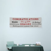 Congrats Grads Seniors Year Mascot Banner (Messeveranstaltung)