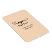 Congrats graduate university name class of 20XX na Magnet (Rechte Seite)