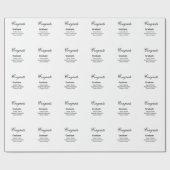 Congrats graduation name university name class of geschenkpapier (Flach)