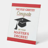 Congrats! Master's Degree Graduation Sockelschild (Vorderseite)