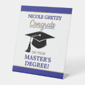 Congrats! Master's Degree Graduation Sockelschild (Vorderseite)