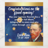 Congrats on Your New Venture: Custom Wine Labels! Weinetikett (Einzelnes Label)