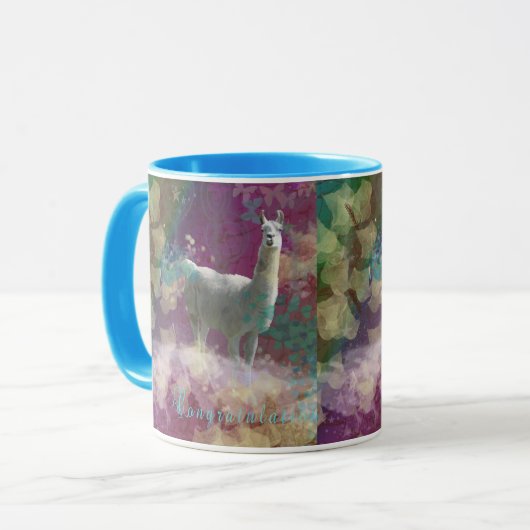 Congratuations Katy - Lama-Blizzard-Tasse Tasse (Vorderseite Links)