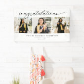 Congratulations 3 Photo Graduation Banner (Insitu)