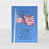 Congratulations: A Scout Is... Karte (Vorderseite)