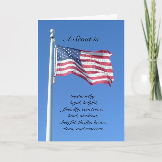 Congratulations: A Scout Is... Karte (Vorderseite)