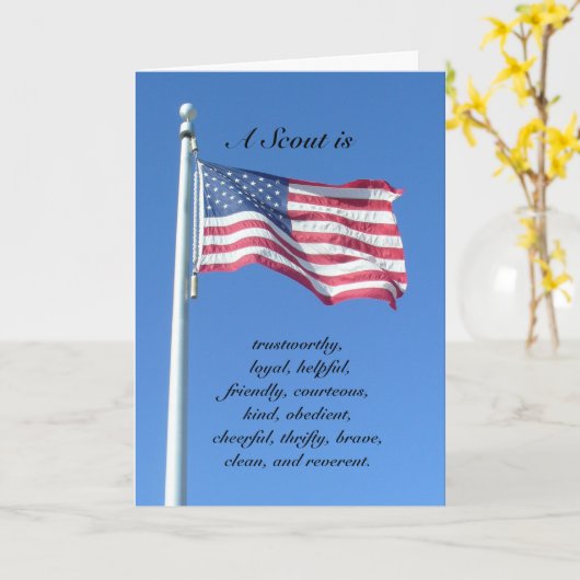 Congratulations: A Scout Is... Karte (Gelbe Blume)