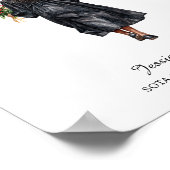 Congratulations African American Female Graduate Poster (Ecke)