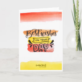 Congratulations - Best Wishes Karte