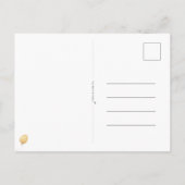 Congratulations Blue Car New Baby Birth Card Postkarte (Rückseite)