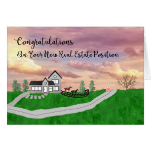 Congratulations Card for New Real Estate Position