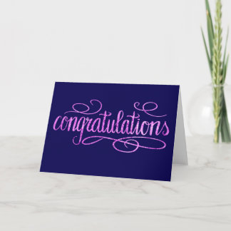 Congratulations Card Karte