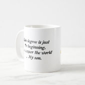 Congratulations class of 2025 kaffeetasse (Vorderseite Links)