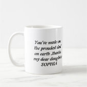 Congratulations class of 2025 kaffeetasse (Links)