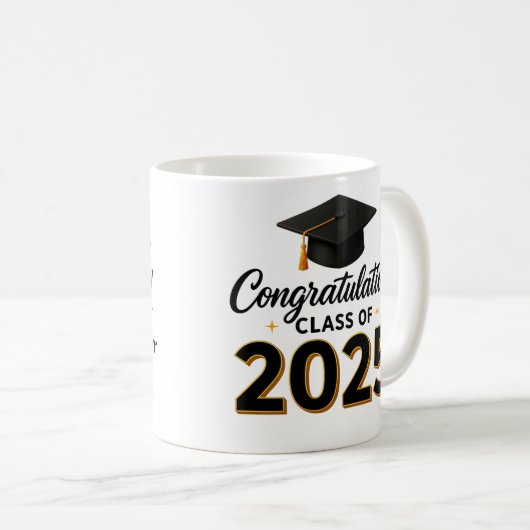 Congratulations class of 2025 kaffeetasse (VorderseiteRechts)