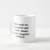 Congratulations class of 2025 kaffeetasse (Vorderseite Links)