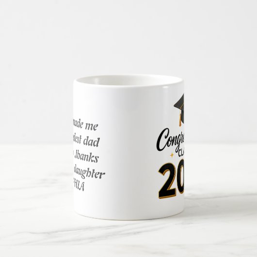 Congratulations class of 2025 kaffeetasse (Mittel)