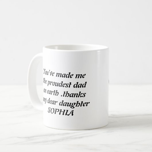 Congratulations class of 2025 kaffeetasse (Vorderseite Links)