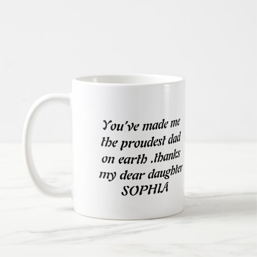 Congratulations class of 2025 kaffeetasse (Links)