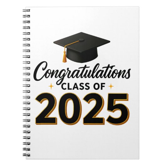 Congratulations Class of 2025 Notizblock (Vorderseite)