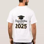 Congratulations Class of 2025 T-Shirt (Rückseite)