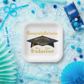 Congratulations Class of 2026 Graduate Black Cap Pappteller (Party)