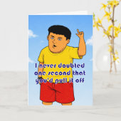 congratulations for passing bar exam karte (Gelbe Blume)