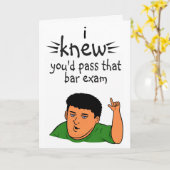 congratulations for passing bar exam karte (Gelbe Blume)