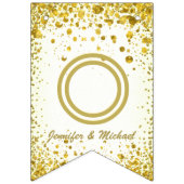 ☆CONGRATULATIONS☆ GoldConfetti Wimpelkette (Zweite Fahne)