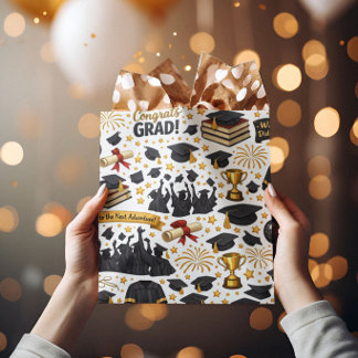 Congratulations Grad Wrapping Paper Mittlere Geschenktüte