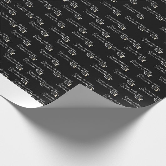 Congratulations Graduate Geschenkpapier (Ecke)