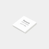 Congratulations graduate name class of 20XX type w Post-it Klebezettel (angewinkelt)
