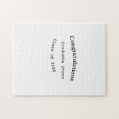 Congratulations graduate name class of 20XX type w Puzzle (Horizontal)