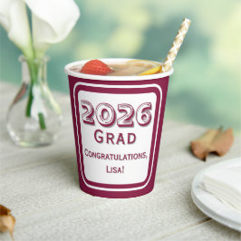 Congratulations Graduate Paper Cup Pappbecher