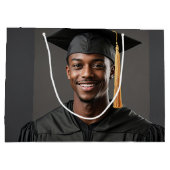 Congratulations Graduate Photo Graduation Große Geschenktüte (Rückseite)