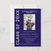 Congratulations Graduate Photo Party Invitation Einladung (Vorderseite)