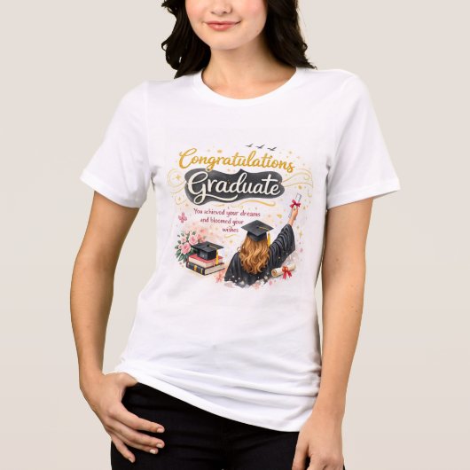 Congratulations Graduate Shirt Gift Idea (Vorderseite)