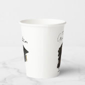 Congratulations Graduation Customizable Photo Text Pappbecher (Rechts)