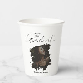 Congratulations Graduation Customizable Photo Text Pappbecher