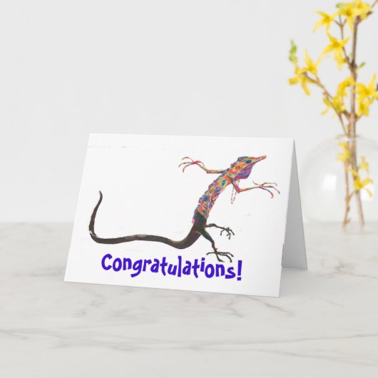 Congratulations Greeting Card Karte (Gelbe Blume)