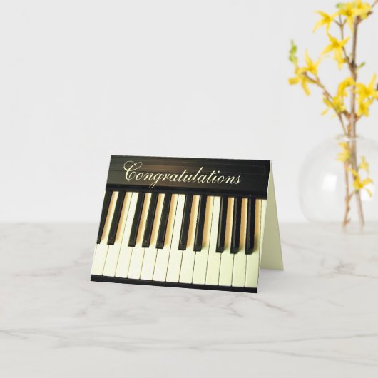 Congratulations_ Karte (Gelbe Blume)