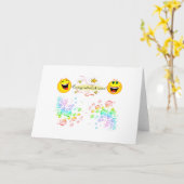 Congratulations_ Karte (Gelbe Blume)