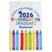 Congratulations Kindergarten Graduate Custom Party Mittlere Geschenktüte (Vorderseite)