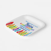 Congratulations Kindergarten Graduate Custom Party Pappteller (Gewinkelt)