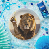 Congratulations Lion Pappteller (Party)