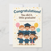 Congratulations Little Graduate Card (Rückseite)