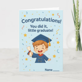 Congratulations Little Graduate – Kids Graduation Dankeskarte