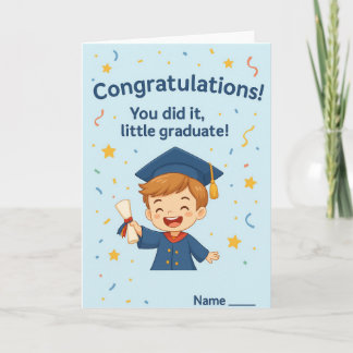 Congratulations Little Graduate – Kids Graduation Dankeskarte